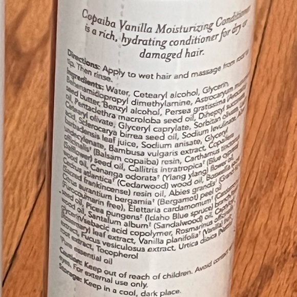 Young Living Essential Oils COPAIBA VANILLA Moisturizing Conditioner 8 oz SEALED - Picture 6 of 9